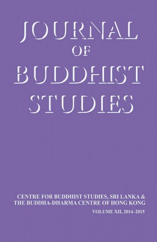 Journal of Buddhist Studies (Vol. XII, 2014–2015)